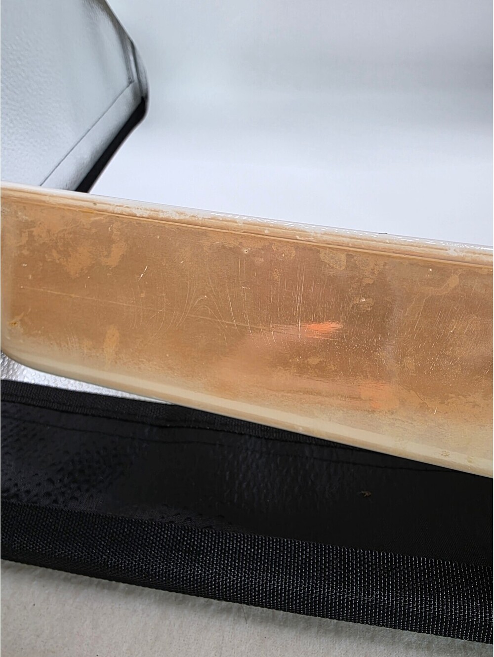 Vintage Fire-King Peach Lustre 1 Qt Loaf Pan #406 Anchor Hocking USA